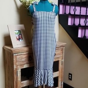 NWOT Pretty Little Thing Checkboard Dress - SZ 10